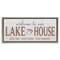 Stupell Industries Lake House Rustic Welcome Floating Frame, design by Seven Trees Design